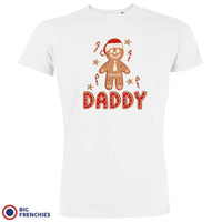 Gingerbread Daddy Christmas Men's Organic Cotton Tee