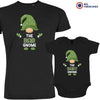 Gnome Christmas Dad and Child Organic Cotton family Set (Set of 2)