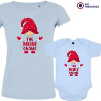 Gnome Christmas Mom and Child Organic Cotton family Set (Set of 2)