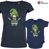 Gnome Christmas Mom and Child Organic Cotton family Set (Set of 2)