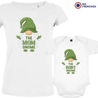 Gnome Christmas Mom and Child Organic Cotton family Set (Set of 2)