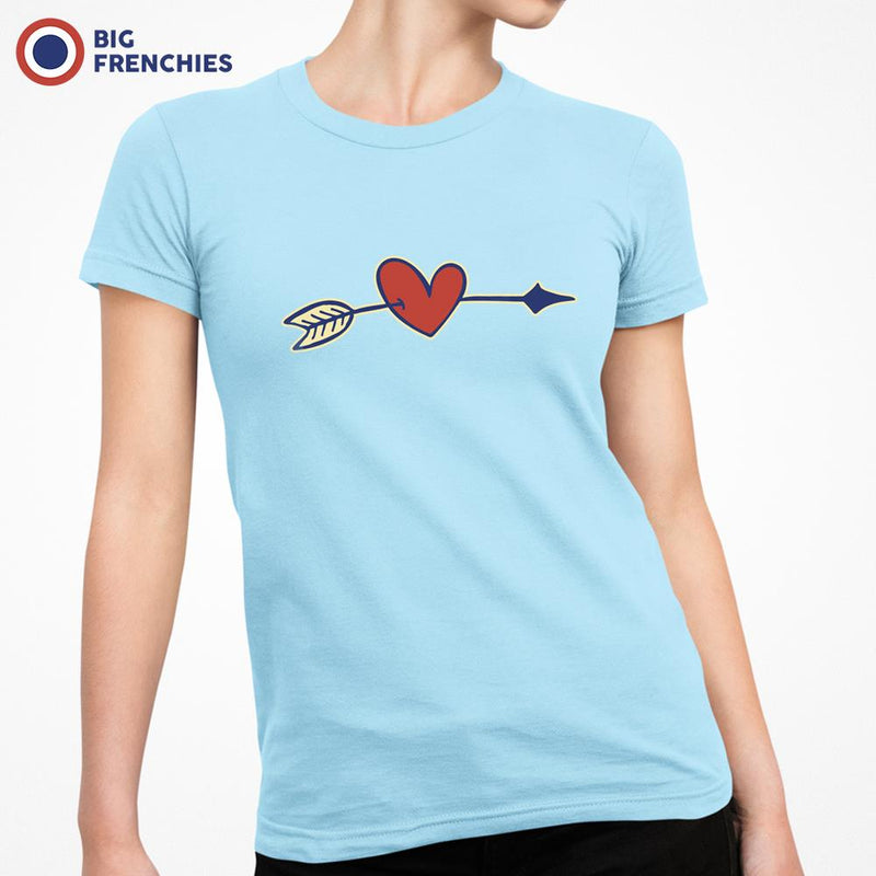 Valentine's Heart Arrow Women's Organic Cotton Tee