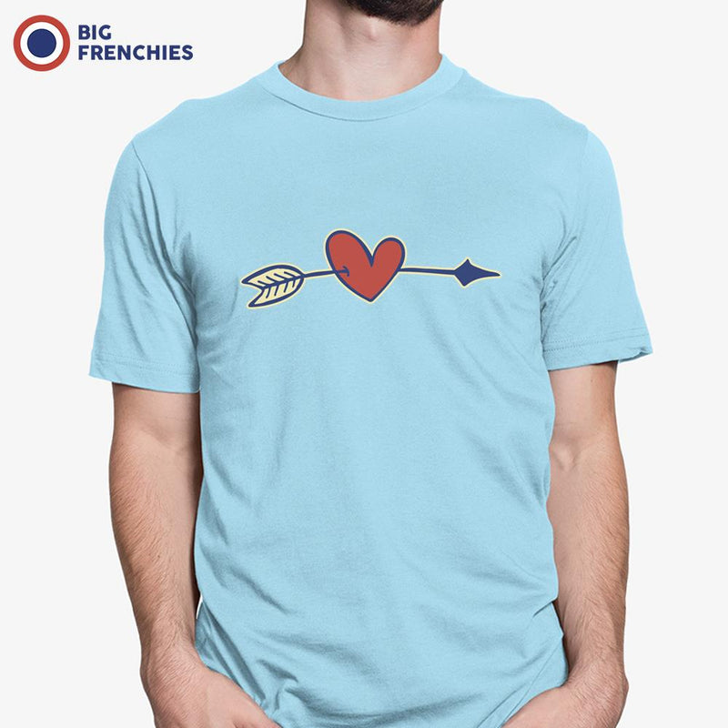 Valentine's Heart Arrow Men's Organic Cotton Tee