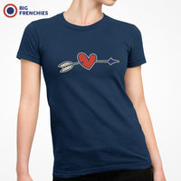 Valentine's Heart Arrow Women's Organic Cotton Tee