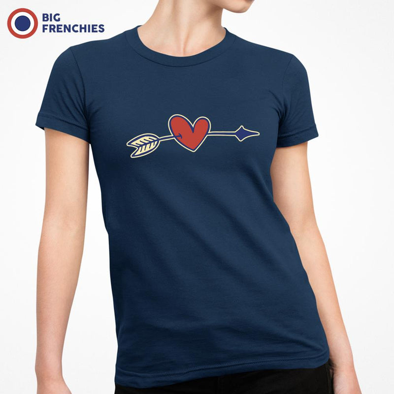 Valentine's Heart Arrow Women's Organic Cotton Tee