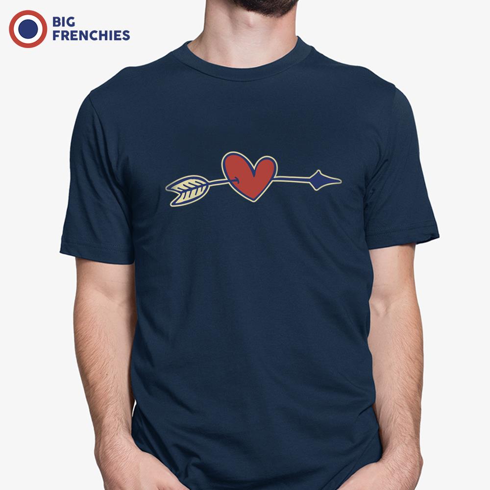 Valentine's Heart Arrow Men's Organic Cotton Tee