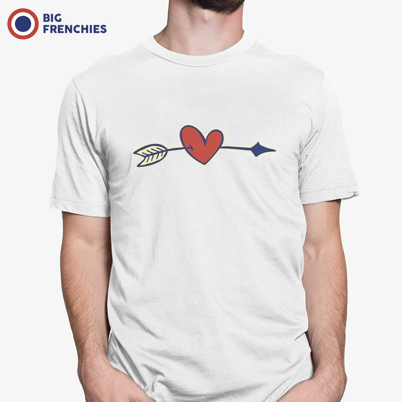 Valentine's Heart Arrow Men's Organic Cotton Tee