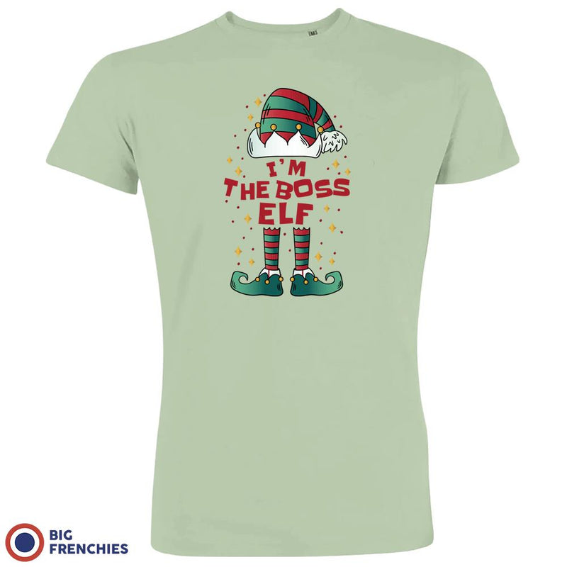 I'M The Boss ELF Christmas Men's Organic Cotton Tee