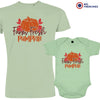 Farm Fresh Pumpkin Dad and Child Organic Cotton family Set (Set of 2)