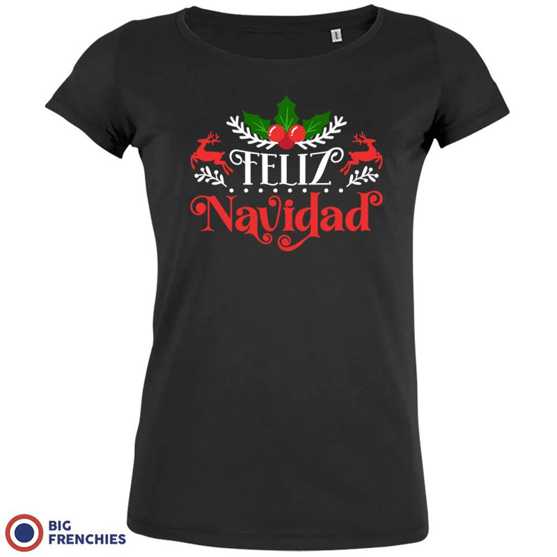 Feliz Navidad Christmas Women's Organic Cotton Tee