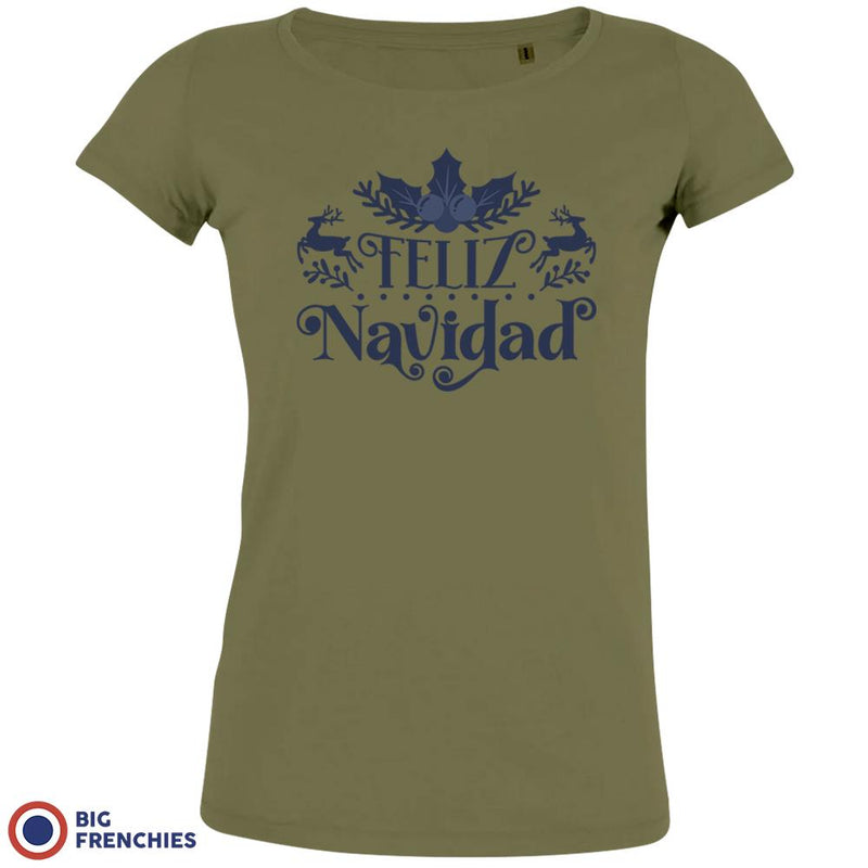 Feliz Navidad Christmas Women's Organic Cotton Tee