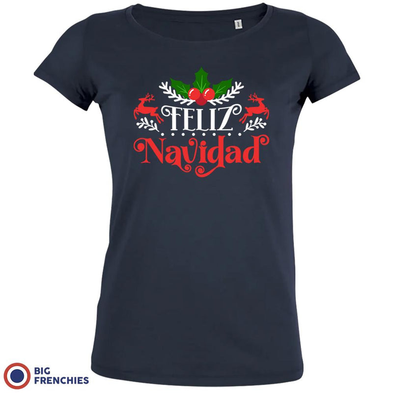 Feliz Navidad Christmas Women's Organic Cotton Tee