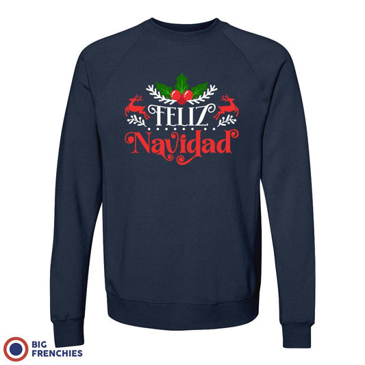 Feliz Navidad Christmas Unisex Organic Cotton Sweatshirt