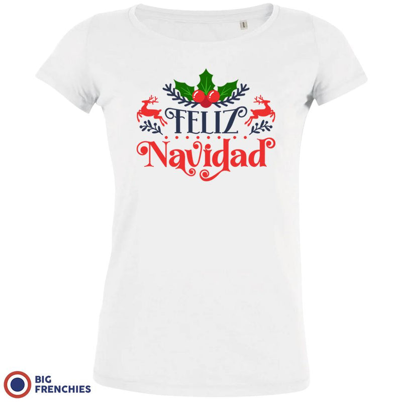 Feliz Navidad Christmas Women's Organic Cotton Tee