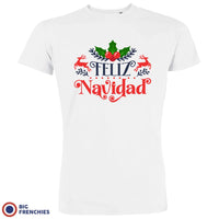 Feliz Navidad Christmas Men's Organic Cotton Tee