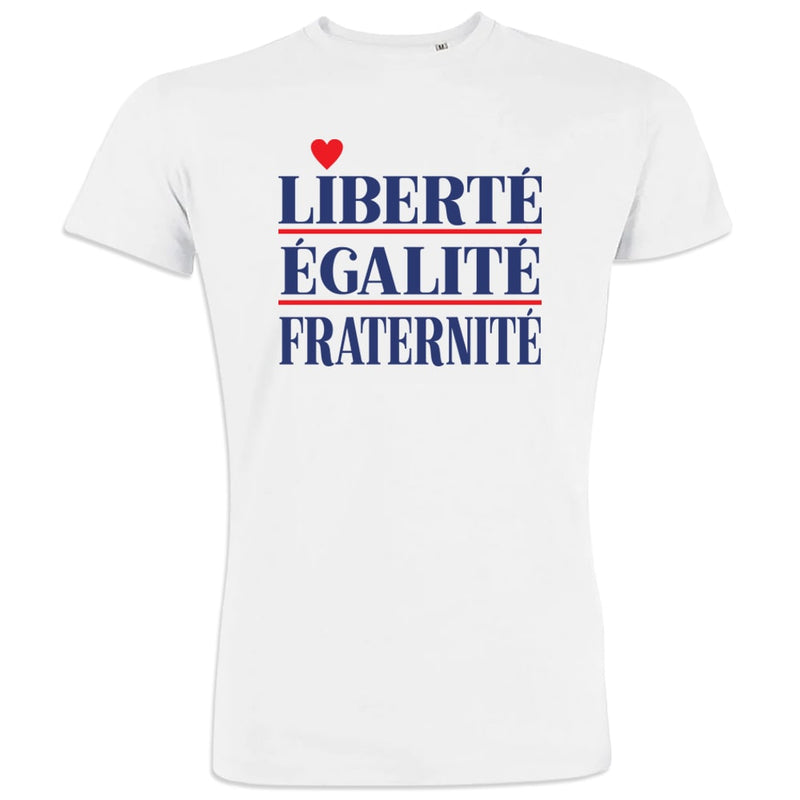 Liberté Égalité Fraternité Men's Organic Cotton Tee