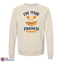 I Am The French Pumpkin Halloween Unisex Organic Cotton Sweatshirt