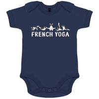 French Yoga Organic Cotton Baby Onesie