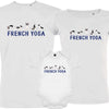 French Yoga Matching Organic Cotton Family Set (Set of 3)