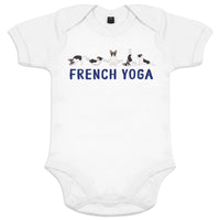 French Yoga Organic Cotton Baby Onesie