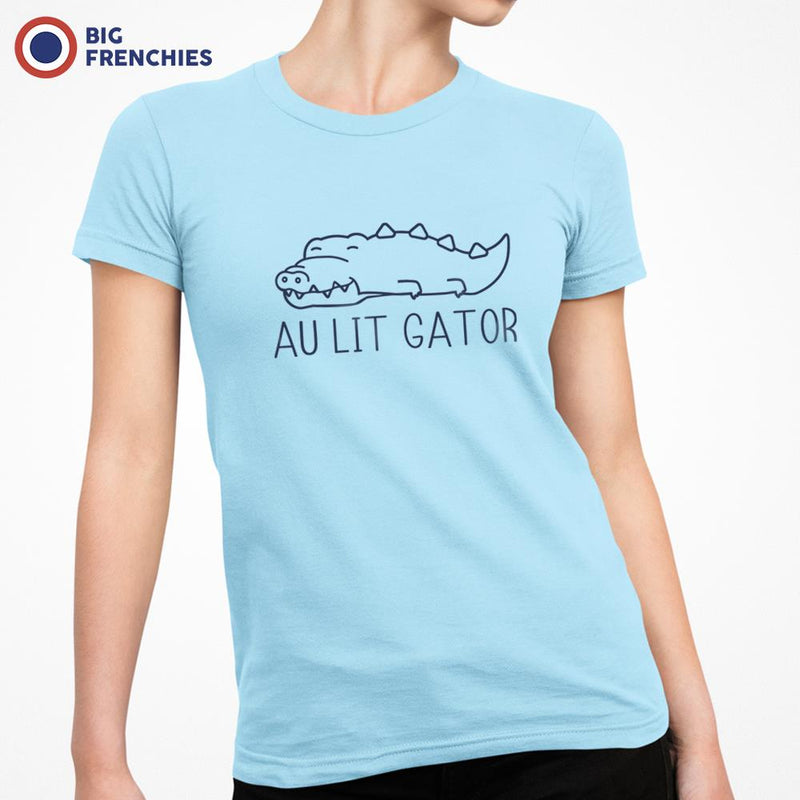 Au Lit Gator Women's Organic Cotton Tee