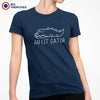 Au Lit Gator Women's Organic Cotton Tee