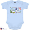 Christmas Gnomes Organic Cotton Baby Onesie