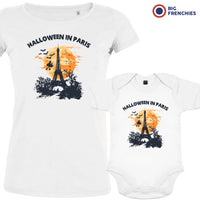 Halloween In Paris Mom and Baby Organic Cotton family Set (Set of 2)