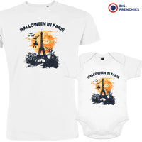 Halloween In Paris Dad and Child Organic Cotton family Set (Set of 2)