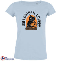 Halloween Lovers With a Cat Women's Organic Cotton Tee