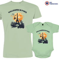 Halloween In Paris Dad and Child Organic Cotton family Set (Set of 2)