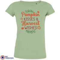 Pumpkin Kisses & Harvest Wishes Women's Organic Cotton Tee