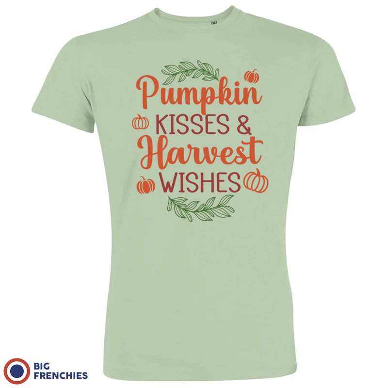 Pumpkin Kisses & Harvest Wishes Men's Organic Cotton Tee