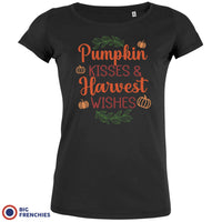 Pumpkin Kisses & Harvest Wishes Women's Organic Cotton Tee