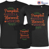 Pumpkin Kisses & Harvest Wishes Matching Organic Cotton Family Set (Set of 3)