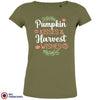 Pumpkin Kisses & Harvest Wishes Women's Organic Cotton Tee