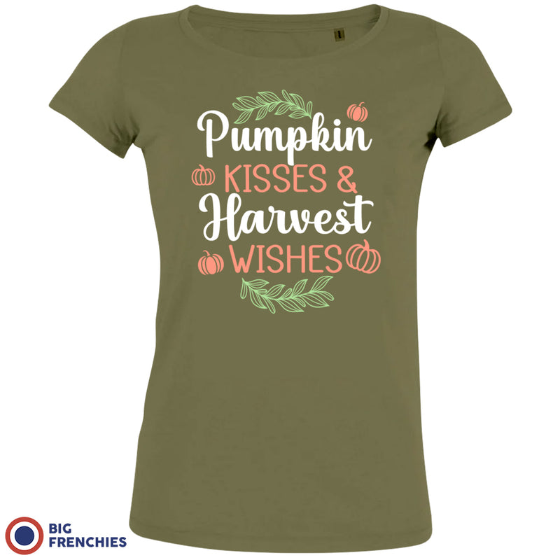 Pumpkin Kisses & Harvest Wishes Women's Organic Cotton Tee