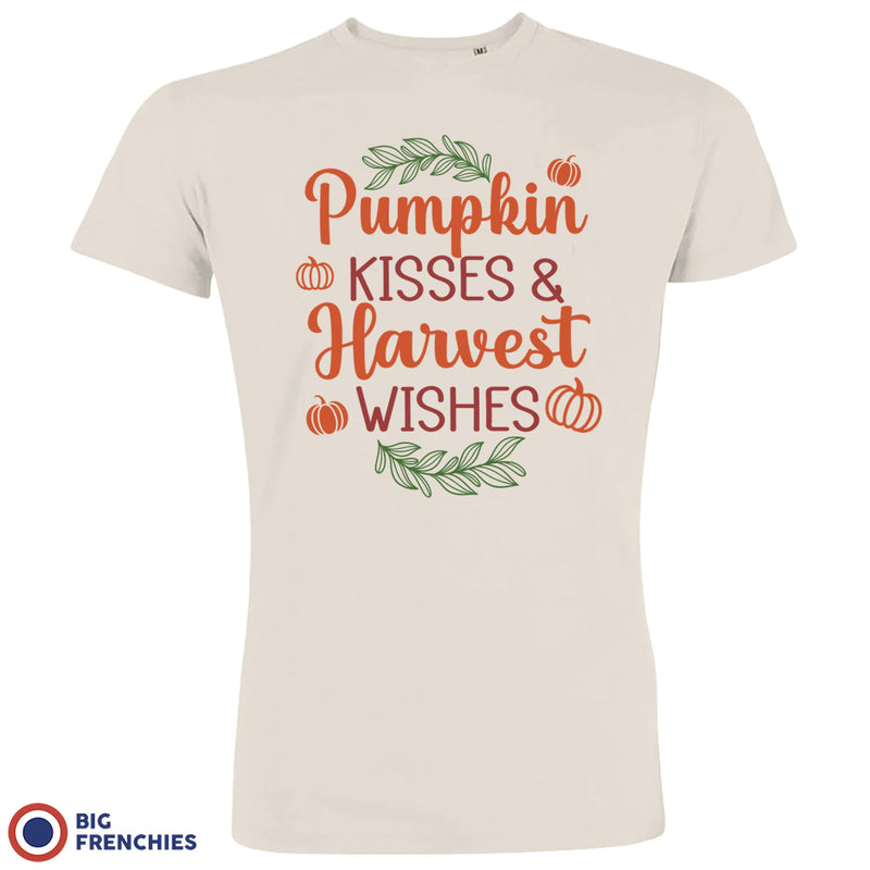 Pumpkin Kisses & Harvest Wishes Men's Organic Cotton Tee