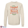 Pumpkin Kisses & Harvest Wishes Unisex Organic Cotton Sweatshirt