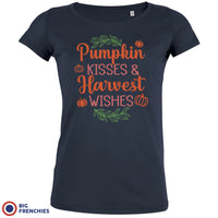 Pumpkin Kisses & Harvest Wishes Women's Organic Cotton Tee