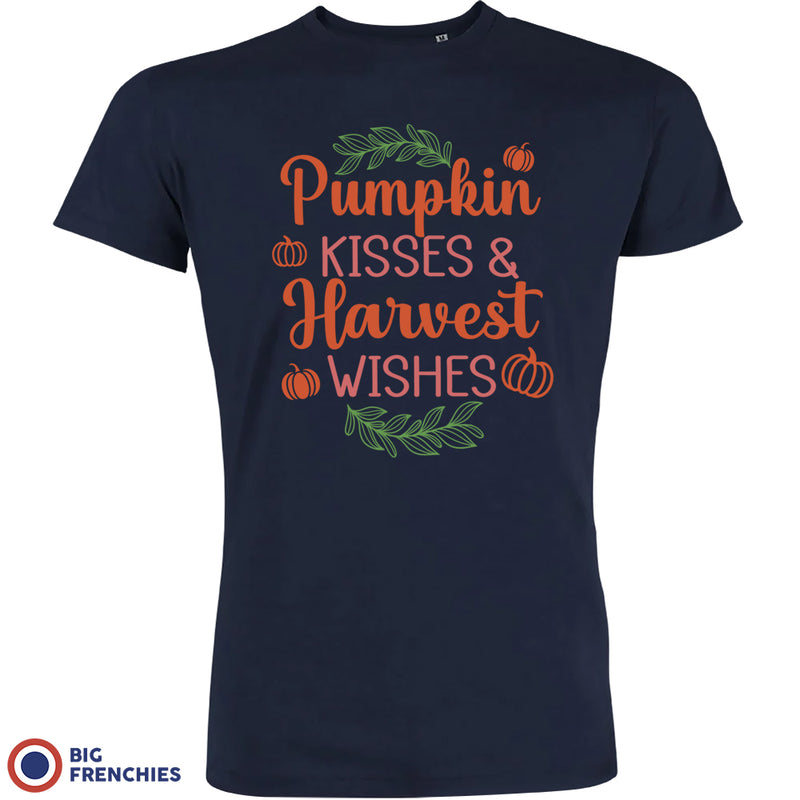 Pumpkin Kisses & Harvest Wishes Men's Organic Cotton Tee