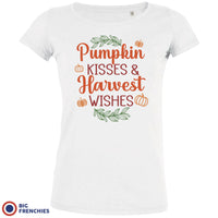 Pumpkin Kisses & Harvest Wishes Women's Organic Cotton Tee