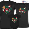 Christmas Heart Matching Family Organic Tees (Set of 3)