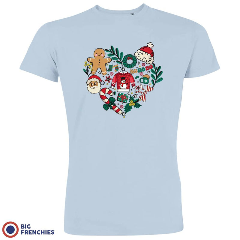 Christmas Heart Men's Organic Cotton Tee