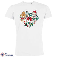 Christmas Heart Men's Organic Cotton Tee