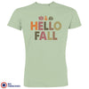 Hello Fall With Pumpkin Men's Organic Cotton Tee