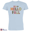 Hello Fall With Pumpkin Men's Organic Cotton Tee