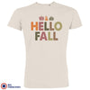 Hello Fall With Pumpkin Men's Organic Cotton Tee