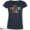 Hello Fall With Pumpkin Women's Organic Cotton Tee