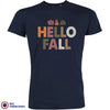 Hello Fall With Pumpkin Men's Organic Cotton Tee